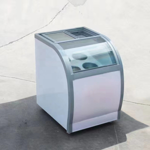Vitrine congélateur coffre de supermarché avec porte vitrée pour présentation de bâtonnets glacés, pour magasin de crème glacée - Product Image 3