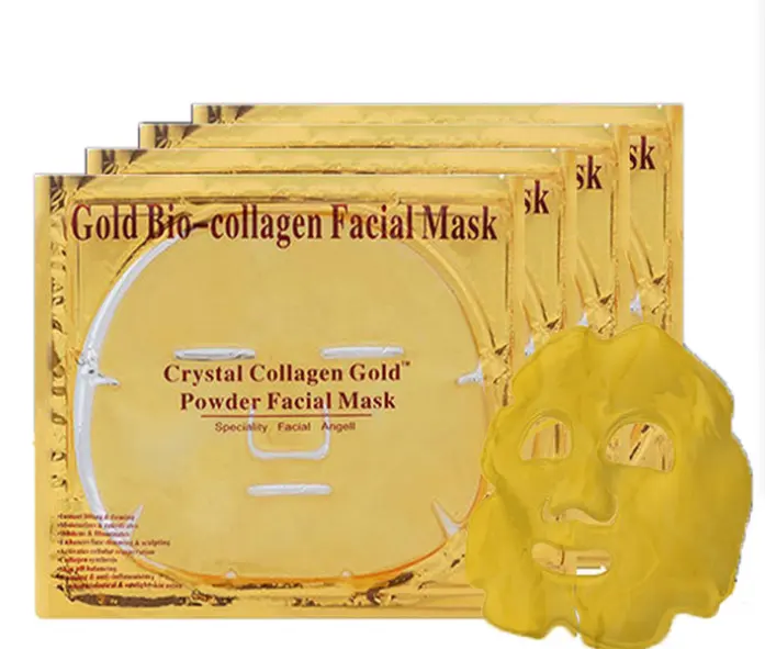 Private Label 24K Gold Collagen Crystal Facial Mask Firming Gold Face Mask