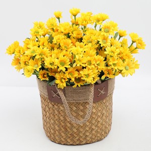 <b>Artificial</b> <b>Small</b> Daisy <b>Flower</b> Bouquet Handmade Faux Floral Fake <b>Flowers</b> For Home Bedroom Wedding Party Scene Layout Decoration - Product Image 3