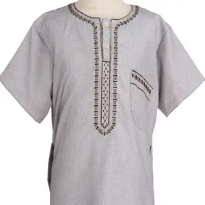 Factory Supplier New Brand Moroccan Kids Dress Kids Clothing Wholesale Muslim Thobe For Moroccan