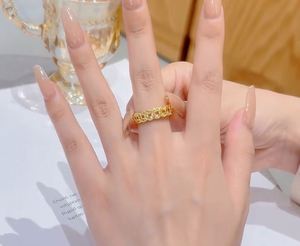 Anillo de Dedo con Moneda de los Cinco Emperadores, Chapado en Oro, con Circonitas, para Mujer, Joyería Feng Shui, Estilo Chino de Lujo - Product Image 6