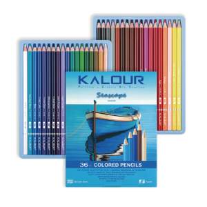 Offre Spéciale crayons de couleur botaniques à noyau souple de haute qualité 36 pièces dans une boîte en papier pour artiste - Product Image 1