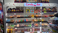 Boîte à bonbons en acrylique transparent, récipient alimentaire en PET pour céréales, noix, popcorn, épices, distributeur de nourriture en vrac