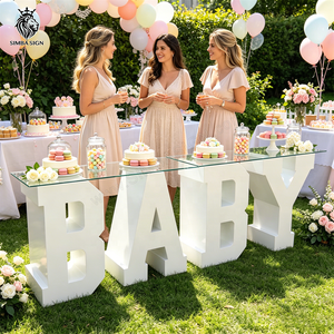 Décoration personnalisée <span class=keywords><strong>Simba</strong></span> pour le 1er anniversaire <span class=keywords><strong>de</strong></span> bébé – Lettres <span class=keywords><strong>de</strong></span> table « UN » pour centre <span class=keywords><strong>de</strong></span> table – Fournitures <span class=keywords><strong>de</strong></span> fête pour la décoration du 1er anniversaire - Product Image 4