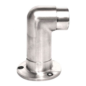 Verstellbarer Wand handlauf flansch | Edelstahl-Grundplatte verbinder für Rundrohr-Treppen geländers ystem - Product Image 4