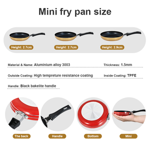 Chất lượng cao đồ dùng nhà bếp đồ nấu nướng không dính mini Frying <span class=keywords><strong>Pan</strong></span> không dính <span class=keywords><strong>Pan</strong></span> nấu ăn nồi - Product Image 4
