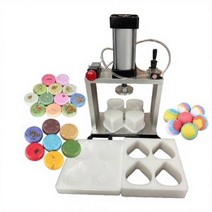 China PSI 100 Pneumatic Bath Bomb <b>Press</b> <b>Machine</b> High Capacity 200/h Easy to Operate 1 Year Warranty for Shampoo Conditioner Bars - Product Image 1