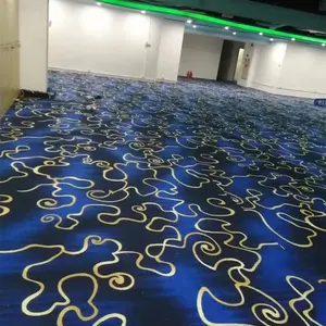 耐火映画館印刷カーペット3Dプリントラグカーペット滑り止め壁から壁への廊下プリントPPカーペット