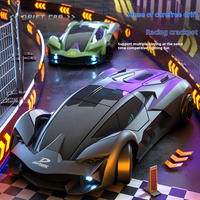 AiJH 1:20 Scale Remote Control Racing Sport Toy LED Lights Drifting Car Model Vehicle Tire RC Drift Car Toys