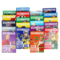 Boîte de livres humoristiques et effrayantes, coffret de livres Horrible Histories en anglais pour enfants