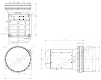 Objectif thermique à zoom continu refroidi à ondes moyennes 3,7-4,8 µm FL 32-800 mm F4.0