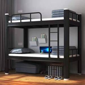 Lits superposés triples modernes en métal pour dortoirs, lits mezzanine pour adultes et enfants, fabriqués en Chine pour chambre à coucher, école, appartement, <span class=keywords><strong>atelier</strong></span> - Product Image 6