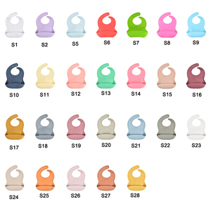 Bavoirs en Silicone Anti-salissure pour bébé, entraînement d'alimentation, bavoirs imperméables pour tout-petits - Product Image 3