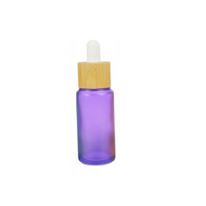Commercio all'ingrosso 30ml di vetro di copertura di bambù contagocce bottiglia di olio essenziale GFSB--10J - Product Image 5