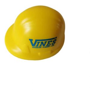 Custom Logo PU Foam Helmet Stress Ball PU Hard Hat Relieve Ball Fidget Toys Promotion Gifts - Product Image 5