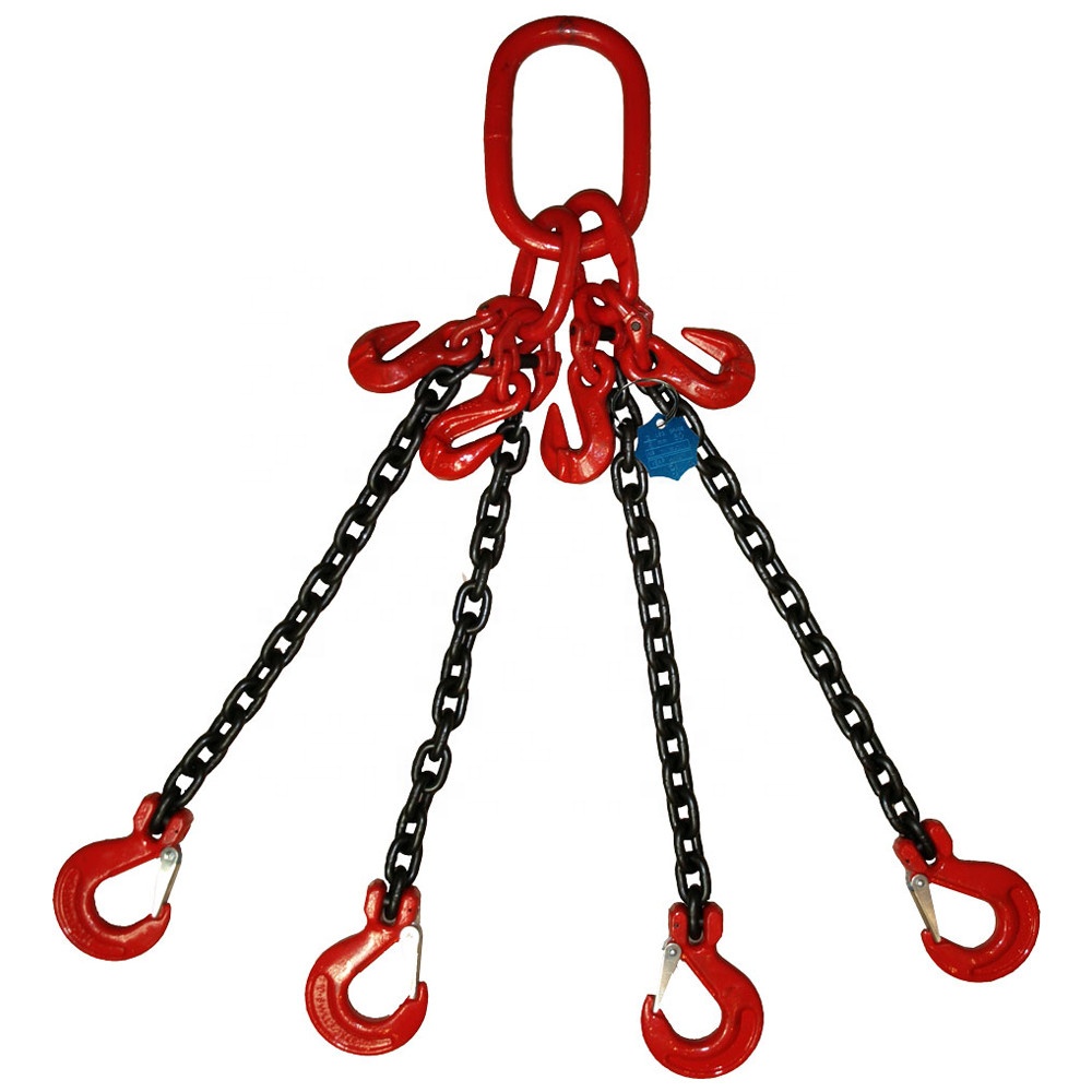 Buy 3/8 X 6' Adjustable Type-B Two Leg Bridle Chain Sling | 15,200 Lbs