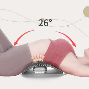 Nouvelle compression d'air ergonomique dos civière Relaxation <span class=keywords><strong>Acupuncture</strong></span> Massage colonne vertébrale soutien lombaire arc - Product Image 3