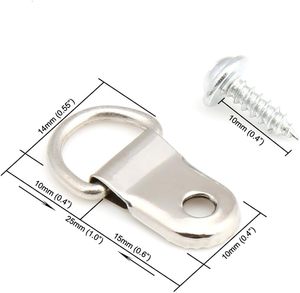 Thép carbon 1 "x0.55" D móc treo vòng, Nhiệm Vụ nặng nề nhỏ D-<span class=keywords><strong>Ring</strong></span> - Product Image 1