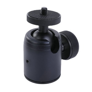 Rongrui Mini <b>Gimbal</b> 360 Degree Ball Head 1/4-20 Screw Mount Quick Release Universal <b>Camera</b> Tripod Mount - Product Image 2