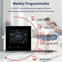 Panel de Control Inteligente RKHK, Termostato Doméstico para Calefacción por Suelo Radiante, Programable, Wifi, Tuya, Diseño Moderno para Hoteles