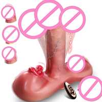 Jouet sexuel féminin réaliste en silicone électrique à télécommande, énorme, doux, chauffant, vibrant, télescopique, étanche
