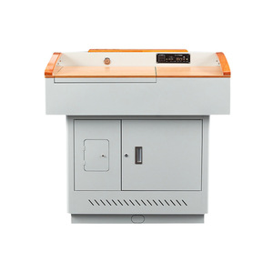 Atril multimedia Yinghuang de acero con cajón y gabinete para presentaciones en sala de informática - Product Image 4