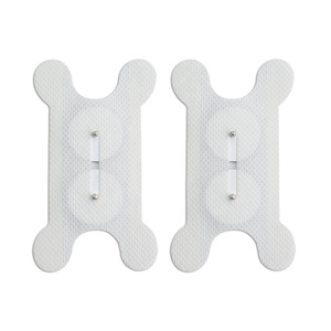 Almohadillas de electrodos para tragar Electrodo no tejido EMS Unidad TENS Electrodo adhesivo TENS Pad8.5x5cm con broches - Product Image 5