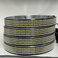 OEM étanche double couleur Quad Row 15/17 ambre et blanc interrupteur feu arrière LED feux de jante de roue pour camion voiture ATV hors route SUV