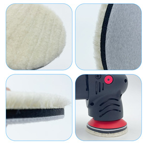 Lana gruesa <span class=keywords><strong>50</strong></span> Grit 3-6 pulgadas Ronda Durable Corte pesado Eliminar arañazos China Almohadilla de pulido Pulido - Product Image 2