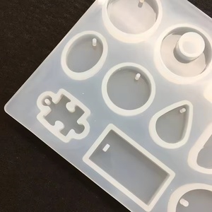 Molde de Silicona de Buena Calidad para Resina, Molde para Colgantes de Joyería de Cristal, Herramienta para Hacer Manualidades de Resina - Product Image 4