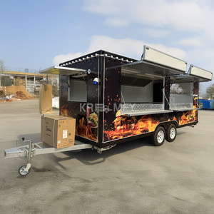 2025 Stainless Steel Awning Fridge Cart <b>Air</b> <b>Conditioner</b> Trailer Food Truck - Product Image 5
