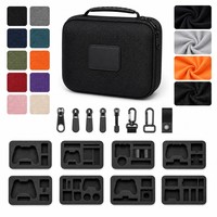 Étui de voyage portable personnalisé en EVA avec fermeture éclair pour accessoires d'appareil photo, antichoc, avec emplacements en mousse, service OEM ODM sur mesure