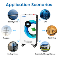 Batería Lifepo4 de 48 V y 15 kWh, 6000-8000 Ciclos, Powerwall de 51,2 V y 314 Ah, Batería de Iones de Litio para Sistema de Almacenamiento de Energía Doméstica