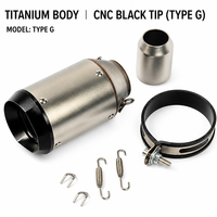 Knalpot Motor Stainless Steel AR untuk Kawasaki Z900 Z1000 Ninja 250 400 Yamaha R6