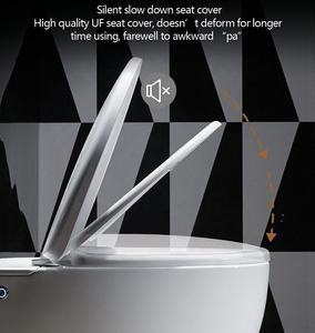 โถสุขภัณฑ์แบบแขวนผนังทรงสี่เหลี่ยมเซรามิกสำหรับห้องน้ำ - Product Image 4