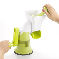 Exprimidor MANUAL de fruta de mano, máquina ergonómica de zumo de mesa de pera, sin electricidad, Pp, novedad de 2021