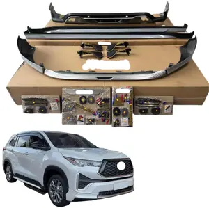 Xe Bumper Bộ Dụng Cụ Cho Innova Zenix 2023 Cơ Thể Kit Phía Trước Lip Bumper Phía Sau Bumper Lip Bên Váy