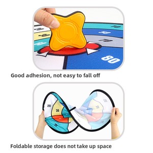 Jeu <span class=keywords><strong>de</strong></span> fléchettes à balle collante pour enfants - Jouet <span class=keywords><strong>de</strong></span> lancer en velcro souple pour jouer à l'intérieur et à l'extérieur, interaction amusante entre parents et enfants - Product Image 2