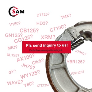 SAM - Juego de Zapatas de Freno Trasero para Motocicleta, Personalizadas, para Honda WY125 CBT125 - Product Image 6
