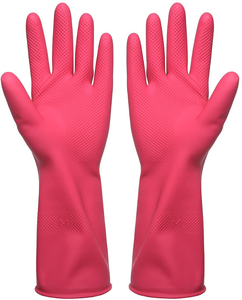 Cao Su Hộ Gia Đình Làm Sạch Găng Tay Latex Hộ Gia Đình Giặt Nhà Bếp Rửa Chén Găng Tay Làm Việc - Product Image 2