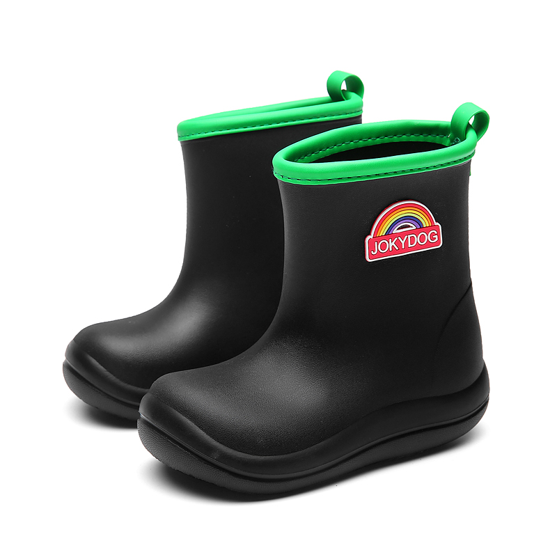 Оптовая продажа; Однотонные короткие непромокаемые сапоги для мальчиков и девочек, Botas De lluvia; Детская повседневная обувь из водонепроницаемого материала; Обувь на зиму; Ботинки