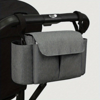 Sac à langer pour poussette, convertible en sac à bandoulière, sac à langer, organisateur à grande capacité