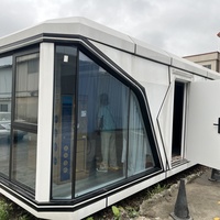 Bureau Coque Vert Villa Hôtel Espace Extérieur Capsule Maison Mobile E7 Nouvelle Île De Pierre Petites Maisons Appartements En Acier Maison Potable