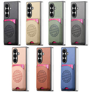 Coque de téléphone hybride magnétique faite à la main pour Galaxy Z Fold 7 avec pochette pour cartes, épaisseur 35 mm, légère (40 g) - Product Image 4