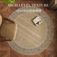 Karpet Cetak Digital Modern Ruang Tamu Sofa Meja Kopi Karpet Loop-Pile Kursi Putar Ruang Belajar Bantal Kursi Goyang Kamar Tidur
