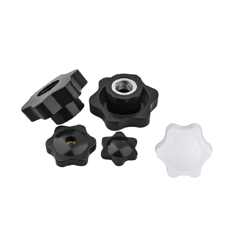 Factory Wholesale m4 -m12 Plastic,Head Star Hand Knob Nut Tighten Nuts Anti Theft Security Star Motorcycle Wheel Nuts/