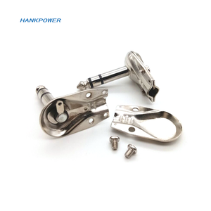 ชุบนิกเกิลมุมฉาก3เสา6.35มม. ปลั๊กสัญญาณเสียง1/4ช่องเสียบแจ็คสเตอริโอ TRS - Product Image 3