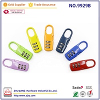 9929 Serrure à combinaison de haute qualité pour bagages, cadenas de sécurité pour casier de gym, mini cadenas, accessoires pour sac