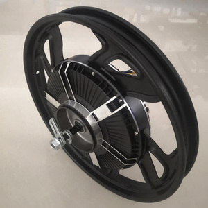 Kit <span class=keywords><strong>moteur</strong></span> de <span class=keywords><strong>roue</strong></span> arrière pour trottinette électrique et vélo électrique, 14, 16, 17 pouces, 72V, 60V, 2000W, 800W, 500W, 350W, pour conversion de vélo - Product Image 2
