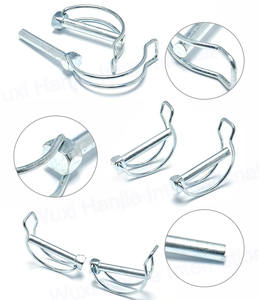 Déverrouillage rapide remorque camion goupille de sécurité vélo poussette attelage crochet Clip D forme boucle broche - Product Image 3